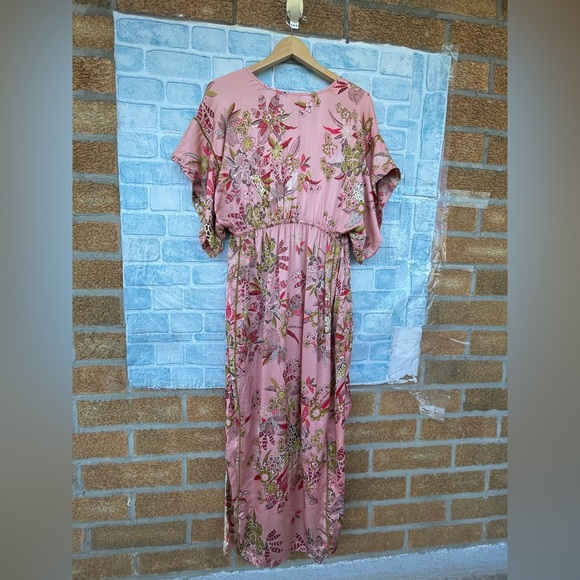poupette st barth long kaftan amaya pink leo forest size M/L - Picture 12 of 16